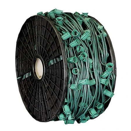 C7 Cord, 12" Spacing, Green Wire, SPT-1, 500' 3 C7 Cord, 12" Spacing, Green Wire, SPT-1, 500'