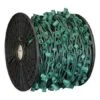 C7 Cord, 6" Spacing, Green Wire, SPT-1, 1000' 1 C7 Cord, 6" Spacing, Green Wire, SPT-1, 1000' -Christmas Designers c7 green spt 1 6 1000