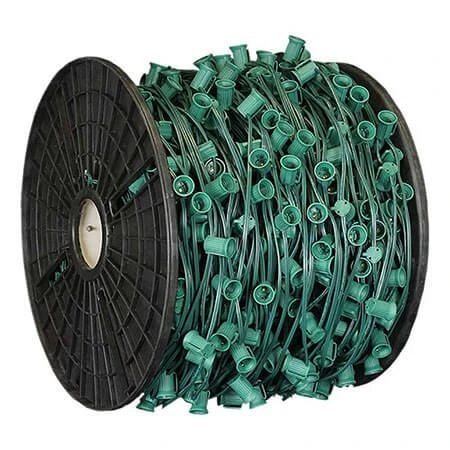 C9 Cord, 6" Spacing, Green Wire, SPT-2, 1000' 3 C9 Cord, 6" Spacing, Green Wire, SPT-2, 1000'