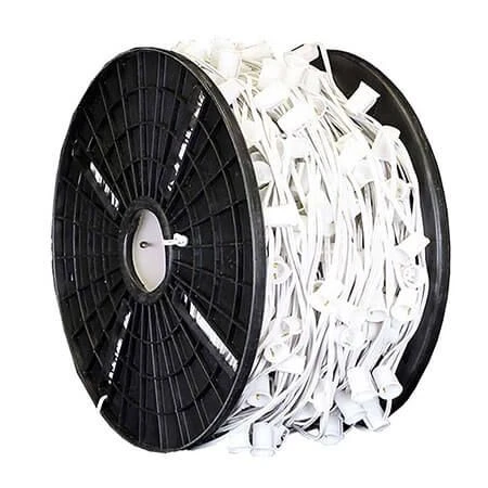 C9 Cord, 15" Spacing, White Wire, SPT-1, 1000' 3 C9 Cord, 15" Spacing, White Wire, SPT-1, 1000'
