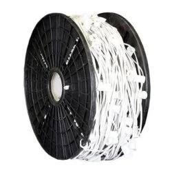 C9 Cord, 24" Spacing, White Wire, SPT-1, 1000'