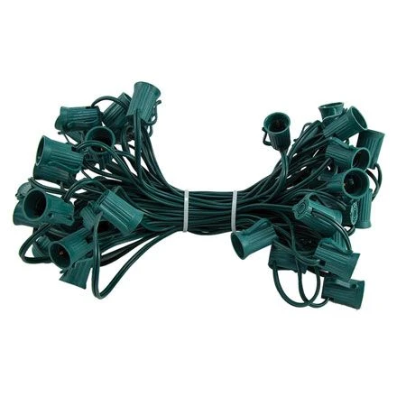 C9 Cord, 6" Spacing, Green Wire, SPT-1, 50' 3 C9 Cord, 6" Spacing, Green Wire, SPT-1, 50'