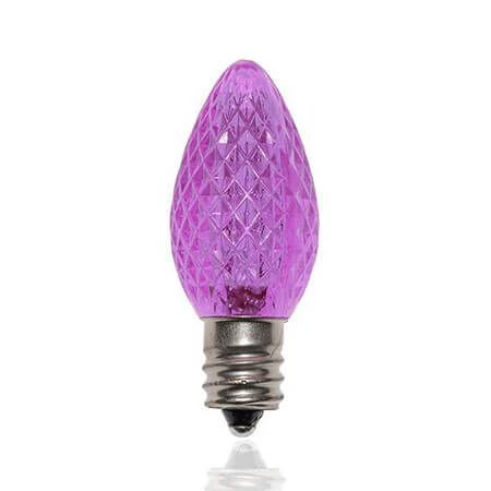 C7 SMD LED Retrofit Bulb - Purple - Minleon - Bag Of 25 3 C7 SMD LED Retrofit Bulb - Purple - Minleon - Bag Of 25