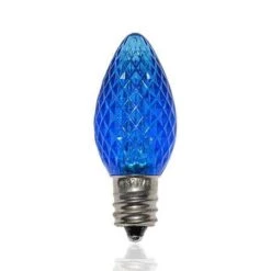 C7 SMD LED Retrofit Bulb - Blue - Minleon - Bag Of 25