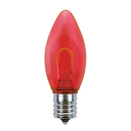 C9 Flexible Filament LED Bulb - Red - Pro Christmas™ - Bag Of 25 3 C9 Flexible Filament LED Bulb - Red - Pro Christmas™ - Bag Of 25