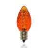 C7 SMD LED Retrofit Bulb - Amber/Orange - Minleon - Bag Of 25 -Christmas Designers christmas lightbulb orange