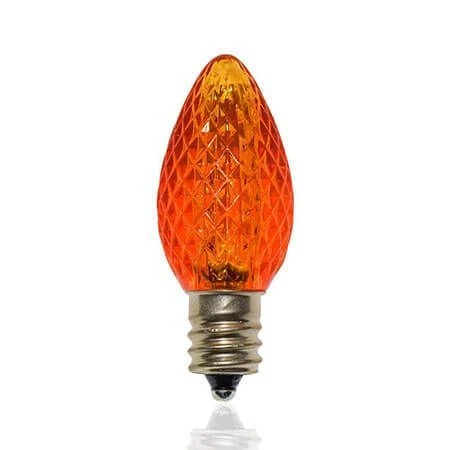 C7 SMD LED Retrofit Bulb - Amber/Orange - Minleon - Bag Of 25 3 C7 SMD LED Retrofit Bulb - Amber/Orange - Minleon - Bag Of 25