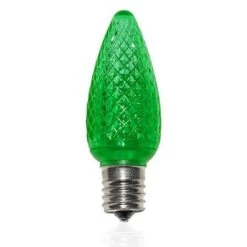 C9 SMD LED Retrofit Bulb - Twinkle - Green - Pro Christmas™ - Bag Of 25