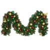 Decorated 9' X 14" Garland Lit, Traditional 1 Decorated 9' X 14" Garland Lit, Traditional -Christmas Designers dg 914 led t b
