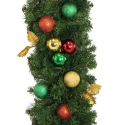 Decorated 9' X 14" Garland Unlit, Traditional -Christmas Designers dg 914 t c