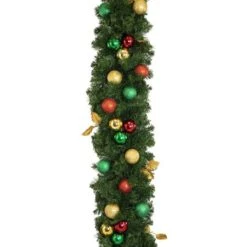 Decorated 9' X 14" Garland Unlit, Traditional -Christmas Designers dg 914 t d