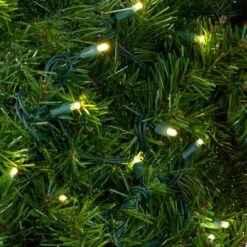 9' X14" Deluxe Oregon Fir Garland, Lit, Warm White 8 9' X14" Deluxe Oregon Fir Garland, Lit, Warm White -Christmas Designers dofl ww crop