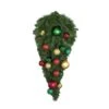 44" Unlit Decorated Spray - Colors Of The Holidays - Bow Option Available 1 44" Unlit Decorated Spray - Colors Of The Holidays - Bow Option Available -Christmas Designers ds 44 coth 1