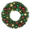 36" Unlit Decorated Wreath - DELUXE Colors Of The Holidays - Bow Option Available 1 36" Unlit Decorated Wreath - DELUXE Colors Of The Holidays - Bow Option Available -Christmas Designers dw 36 del coth 1