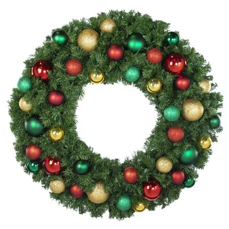 36" Unlit Decorated Wreath - DELUXE Colors Of The Holidays - Bow Option Available 3 36" Unlit Decorated Wreath - DELUXE Colors Of The Holidays - Bow Option Available