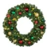 36" Lit LED Warm White Decorated Wreath - Colors Of The Holidays - Bow Option Available 2 36" Lit LED Warm White Decorated Wreath - Colors Of The Holidays - Bow Option Available -Christmas Designers dw 36 led coth1