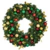 36" Lit LED Warm White Decorated Wreath - Traditional Décor - Bow Option Available 2 36" Lit LED Warm White Decorated Wreath - Traditional Décor - Bow Option Available -Christmas Designers dw 36 led t 2