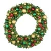 48" LED Warm White Decorated Wreath - DELUXE Colors Of The Holidays - Bow Option Available 2 48" LED Warm White Decorated Wreath - DELUXE Colors Of The Holidays - Bow Option Available -Christmas Designers dw 48 led del coth 1
