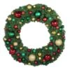 60" Unlit Decorated Wreath - DELUXE Colors Of The Holiday - Bow Option Available 1 60" Unlit Decorated Wreath - DELUXE Colors Of The Holiday - Bow Option Available -Christmas Designers dw 60 del coth 1