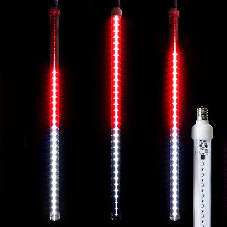 24" LED Falling Snow Tube - Red And Pure White - Pro Christmas™ 3 24" LED Falling Snow Tube - Red And Pure White - Pro Christmas™