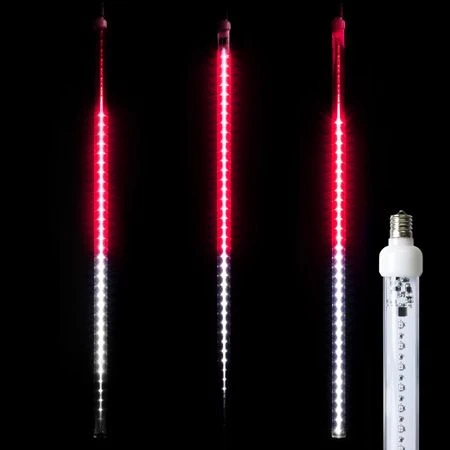 36" LED Falling Snow Tube - Red And Pure White - Pro Christmas™ 3 36" LED Falling Snow Tube - Red And Pure White - Pro Christmas™