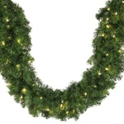 4 1/2' X 14" Deluxe Oregon Fir Garland, Lit
