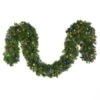 9' X14" Deluxe Oregon Fir Garland, Lit, Multi -Christmas Designers g 914 dofl m b