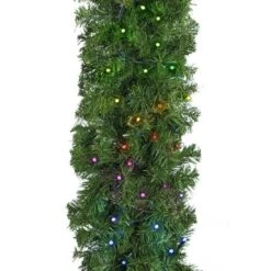9' X14" Deluxe Oregon Fir Garland, Lit With Twinkly Pro RGBW 10 9' X14" Deluxe Oregon Fir Garland, Lit With Twinkly Pro RGBW -Christmas Designers g 914 dofl twkprgbw c
