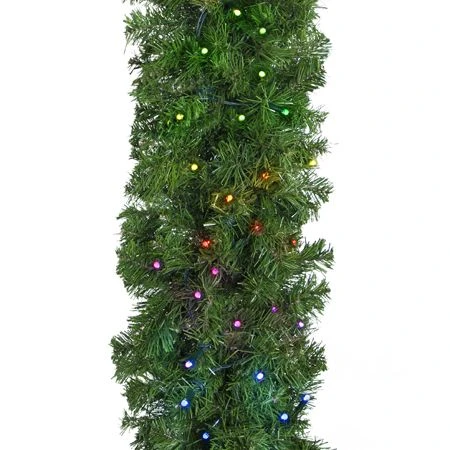 9' X14" Deluxe Oregon Fir Garland, Lit With Twinkly Pro RGBW 5 9' X14" Deluxe Oregon Fir Garland, Lit With Twinkly Pro RGBW - Image 3