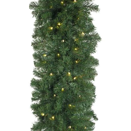 9' X 18" Deluxe Oregon Fir Garland, Lit 5 9' X 18" Deluxe Oregon Fir Garland, Lit - Image 3