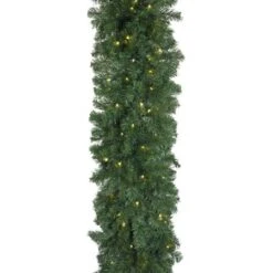 9' X 18" Deluxe Oregon Fir Garland, Lit 10 9' X 18" Deluxe Oregon Fir Garland, Lit -Christmas Designers g 918 dofl ww d