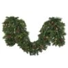 9' X 18" Mixed Pine Garland, Lit 2 9' X 18" Mixed Pine Garland, Lit -Christmas Designers g 918 mpl b