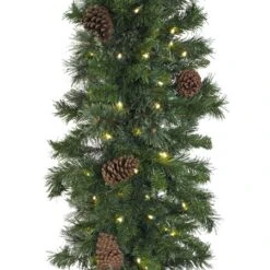 9' X 18" Mixed Pine Garland, Lit 10 9' X 18" Mixed Pine Garland, Lit -Christmas Designers g 918 mpl c