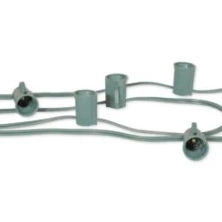 C9 Cord, 18" Spacing, Green Wire, SPT-1, 50' 8 C9 Cord, 18" Spacing, Green Wire, SPT-1, 50' -Christmas Designers green light line web 5
