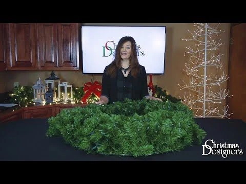 48" Unlit Decorated Wreath - Traditional Décor - Bow Option Available 4 48" Unlit Decorated Wreath - Traditional Décor - Bow Option Available - Image 2