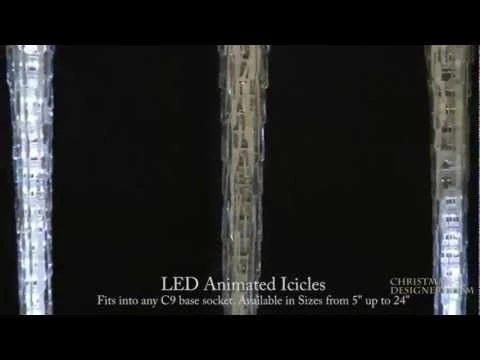9" LED Animated Icicle Drop 4 9" LED Animated Icicle Drop - Image 2