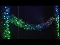 9' X14" Deluxe Oregon Fir Garland, Lit With Twinkly Pro RGBW 13 9' X14" Deluxe Oregon Fir Garland, Lit With Twinkly Pro RGBW -Christmas Designers hqdefault 5 36