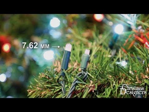 Twinkly Pro - RGB Capsule - 250 Lights - 4" Spacing - Green Wire - Dual Line 8 Twinkly Pro - RGB Capsule - 250 Lights - 4" Spacing - Green Wire - Dual Line - Image 6