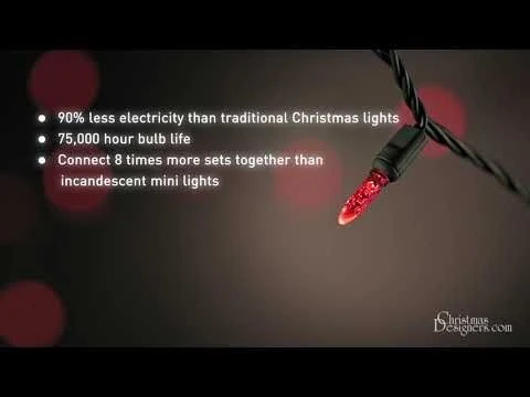 70 Light M5 Red/White/Blue LED Christmas Lights 4 70 Light M5 Red/White/Blue LED Christmas Lights - Image 2