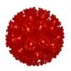 Pro Christmas™ 6" Sphere - 50L - Red 2 Pro Christmas™ 6" Sphere - 50L - Red -Christmas Designers l 6sph r a