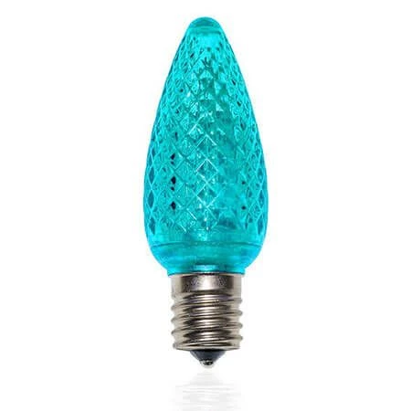 C9 SMD LED Retrofit Bulb - Teal - Minleon - Bag Of 25 3 C9 SMD LED Retrofit Bulb - Teal - Minleon - Bag Of 25