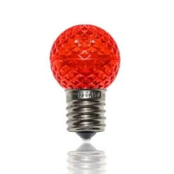 G30 LED SMD Retrofit Bulb - Red - Minleon - Bag Of 25