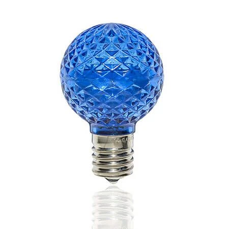 G40 LED Retrofit Bulb - Blue - Minleon - Bag Of 25 3 G40 LED Retrofit Bulb - Blue - Minleon - Bag Of 25