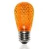 S14 SMD LED Retrofit Bulb - Amber/Orange - Minleon - Bag Of 10 -Christmas Designers l m s14 a