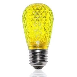 S14 SMD LED Retrofit Bulb - Yellow - Minleon - Bag Of 10