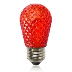 Pro Christmas - S14 LED Medium Base Retrofit Bulb - Red - Bag Of 6