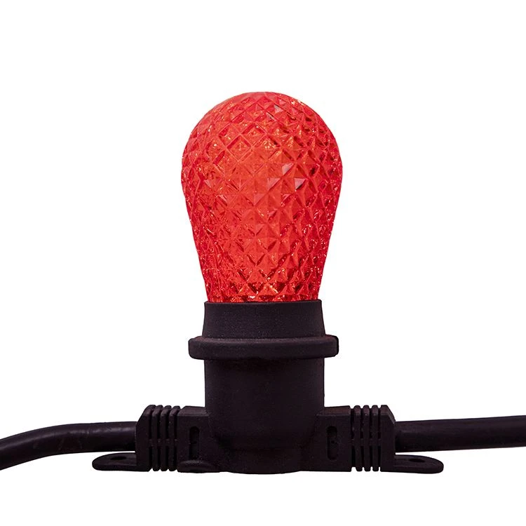 Pro Christmas - S14 LED Medium Base Retrofit Bulb - Red - Bag Of 6 4 Pro Christmas - S14 LED Medium Base Retrofit Bulb - Red - Bag Of 6 - Image 2