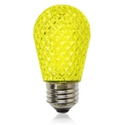 Pro Christmas - S14 LED Medium Base Retrofit Bulb - Yellow - Bag Of 6