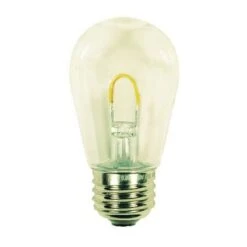 S14 LED U Shape Flexible Filament Bulb - Pro Christmas™ - 2600 Warm White – E26 Base - Box Of 6