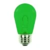 S14 LED U Shape Flexible Filament Bulb - Pro Christmas™ - Green – E26 Base - Box Of 6